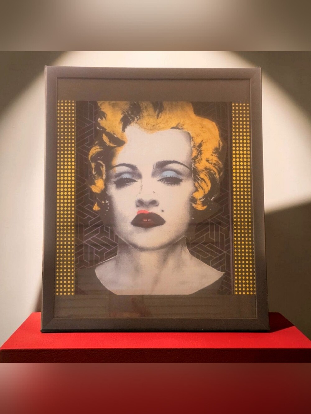 Madonna Handmade Framed 3D Graphic Vintage-style Pop Artwork